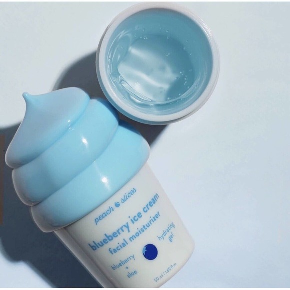 Lot Of 2 Peach & Lily Blueberry Ice Cream Facial Moisturizer Hydrating Gel 50ml - Picture 3 of 8